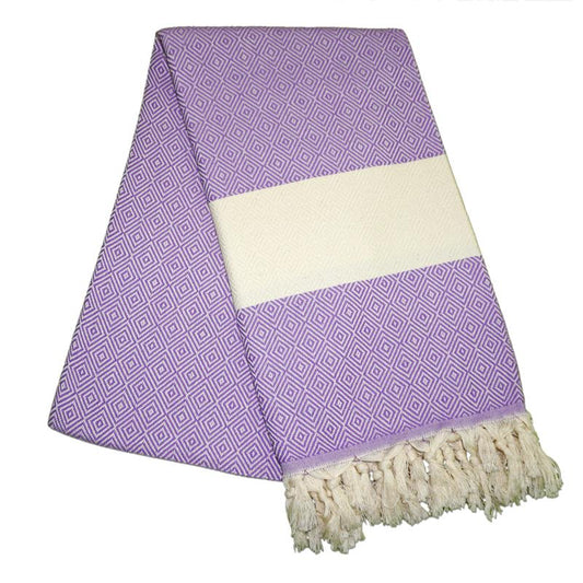 Elmas Lilac Purple Turkish Towel