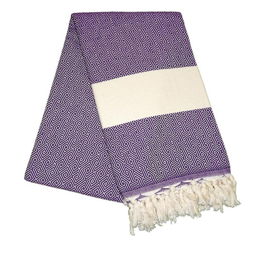 Elmas Lavender Purple Turkish Towel
