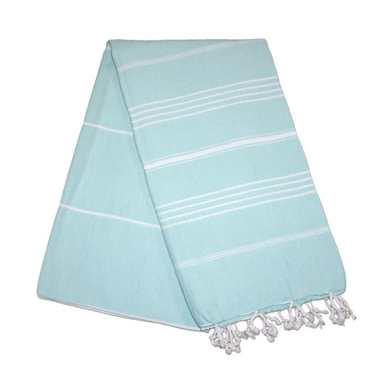 Sultan Aqua Blue Turkish Towel