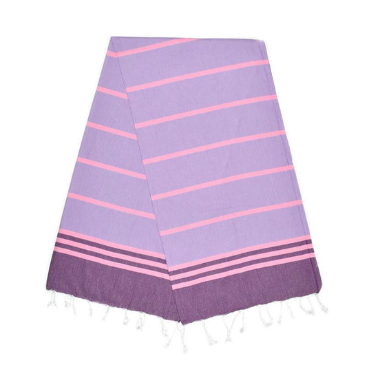 Kamil Lilac Purple Dream Pink Lavender Purple Turkish Towel